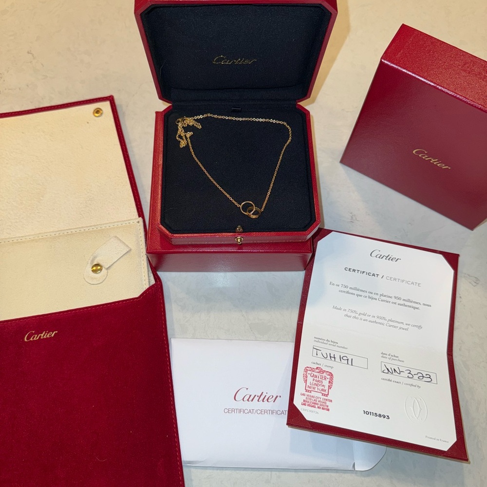 Cartier Gold Pendant Necklace
